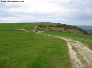 Near the car park at Bostal Hill