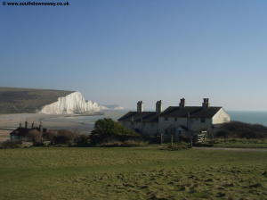 Houses at Cuckmere Haven